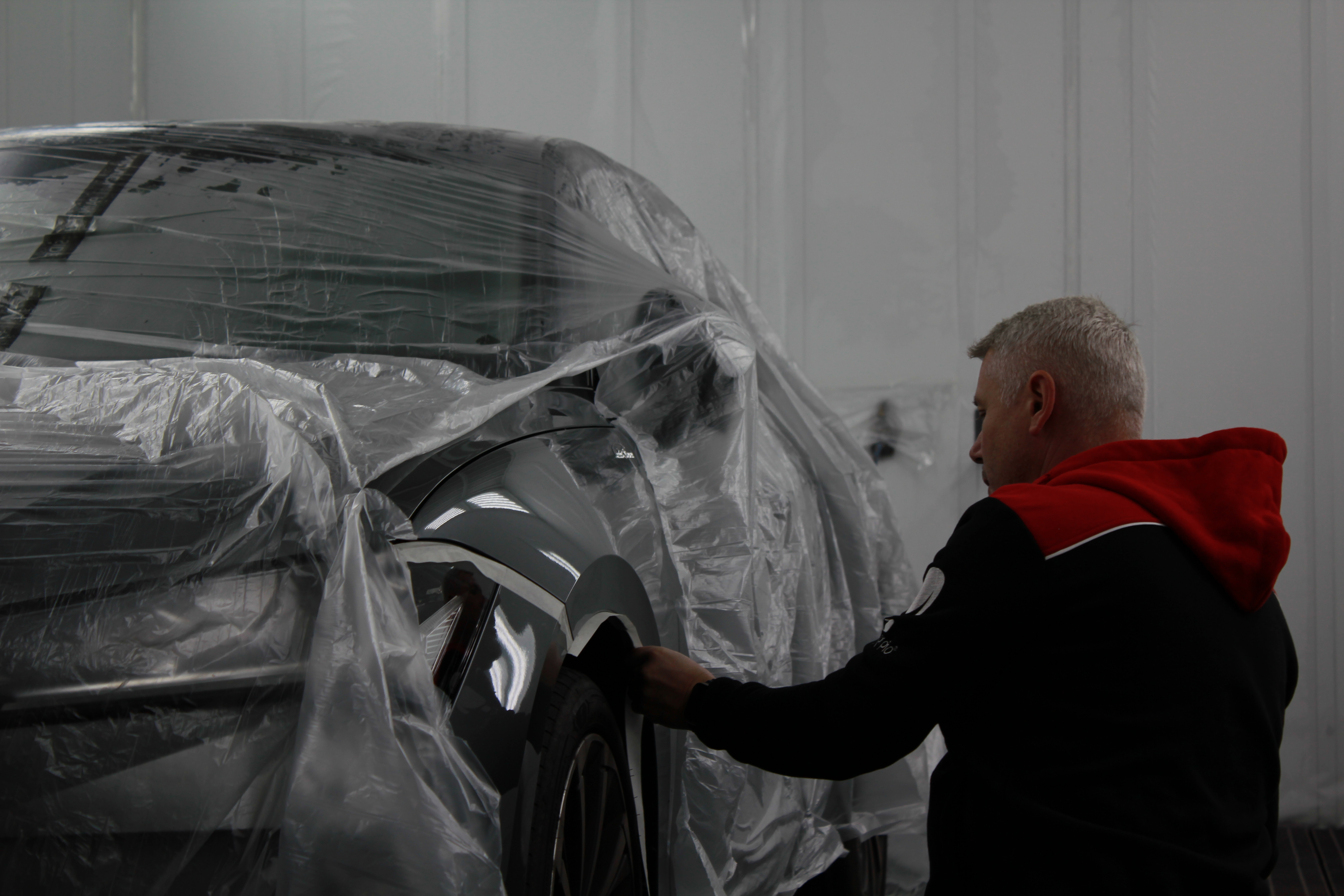 Car painter painting car 1