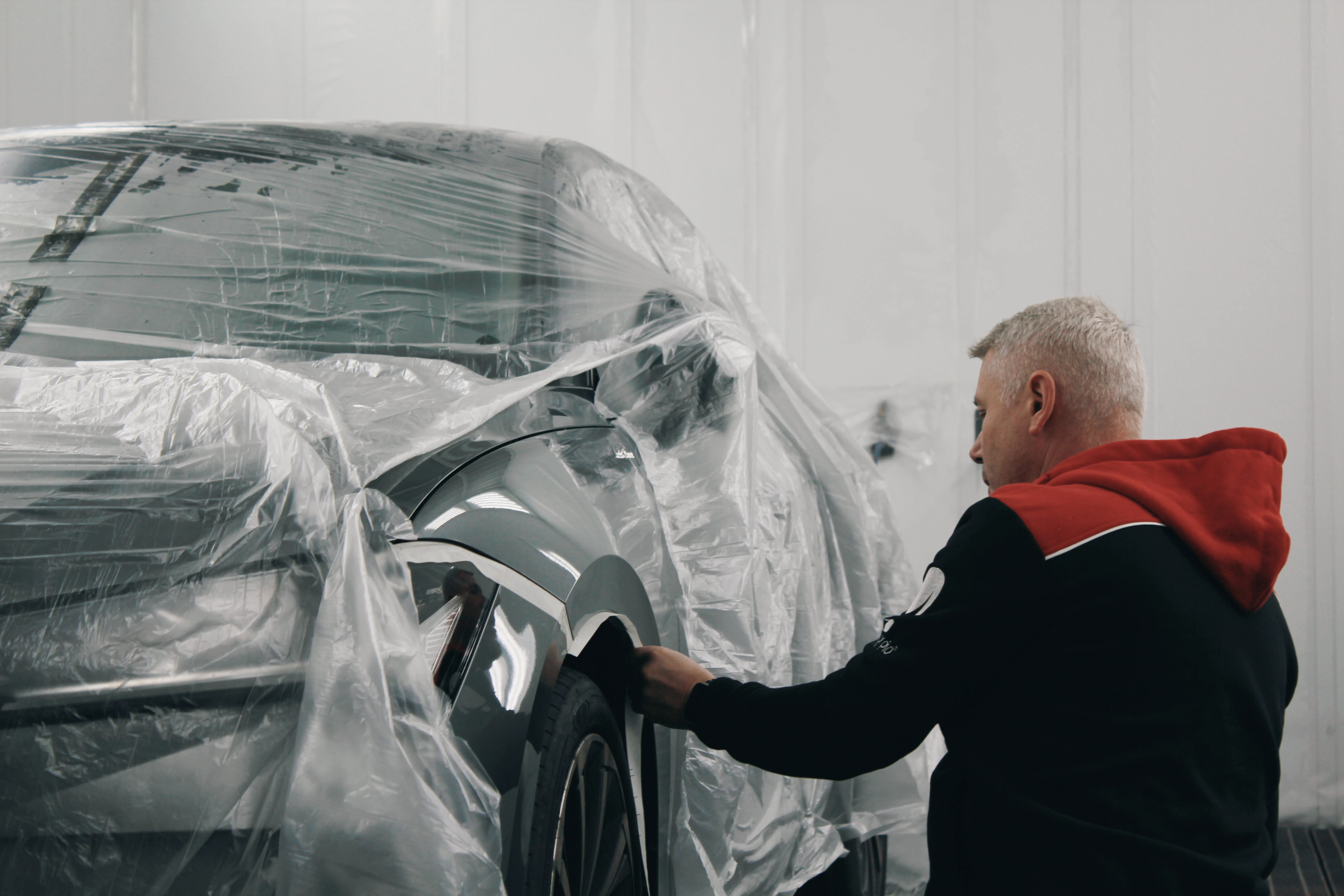 Car painter painting car 1